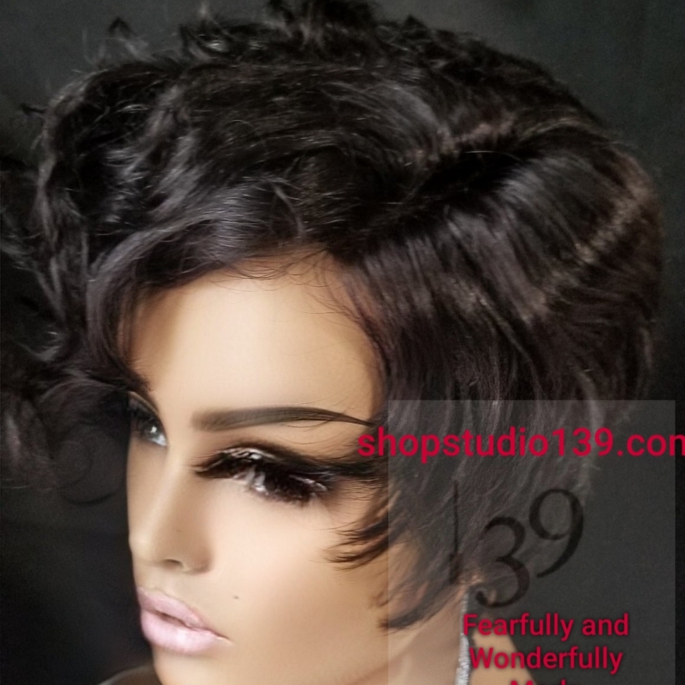 100%human hair pixie wig - Picture 2 of 4